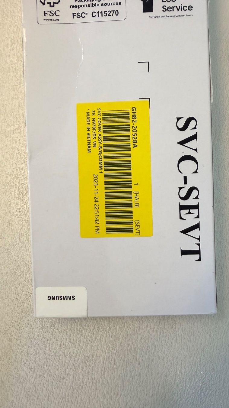 Covers & Schutzfolien: Original Samsung Galaxy Note 10 Backcover Schwarz – Neu und originalverpackt aus Birmensdorf ZH von aleforyou1982 2