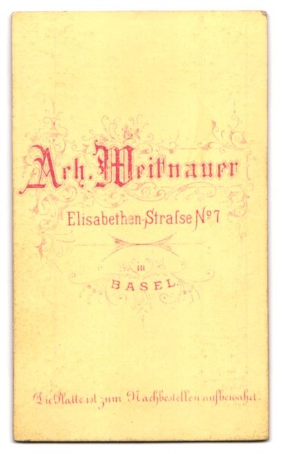 Fotografie &  Plakate: Fotografie Ach. Weitnauer, Basel, Elisab – Gebraucht aus Berlin von bartko-reher 1