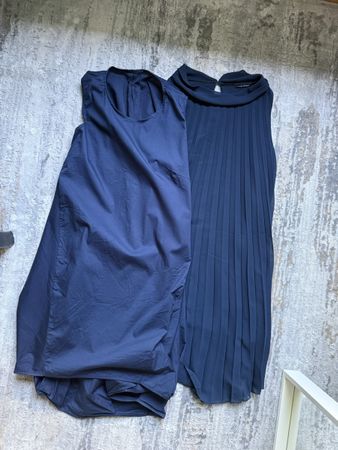 2 Navy blue oversized dresses (size M)