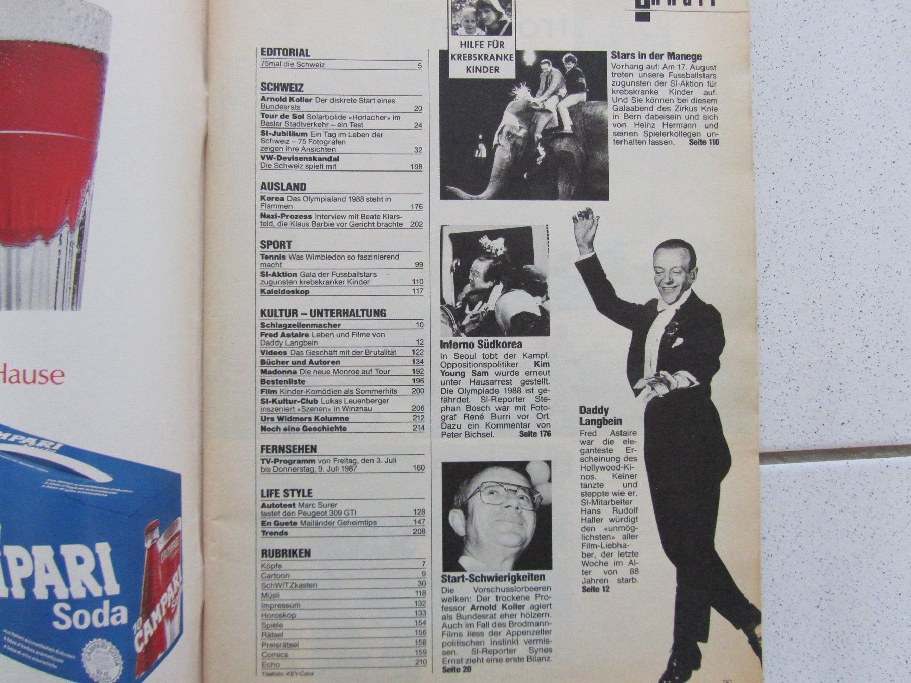 Zeitschriften & Magazine: Schweizer Illustrierte, 75 Jahre Jubiläumsnummer Juni 1987 – Gebraucht aus Weiningen ZH von dietsch57 1