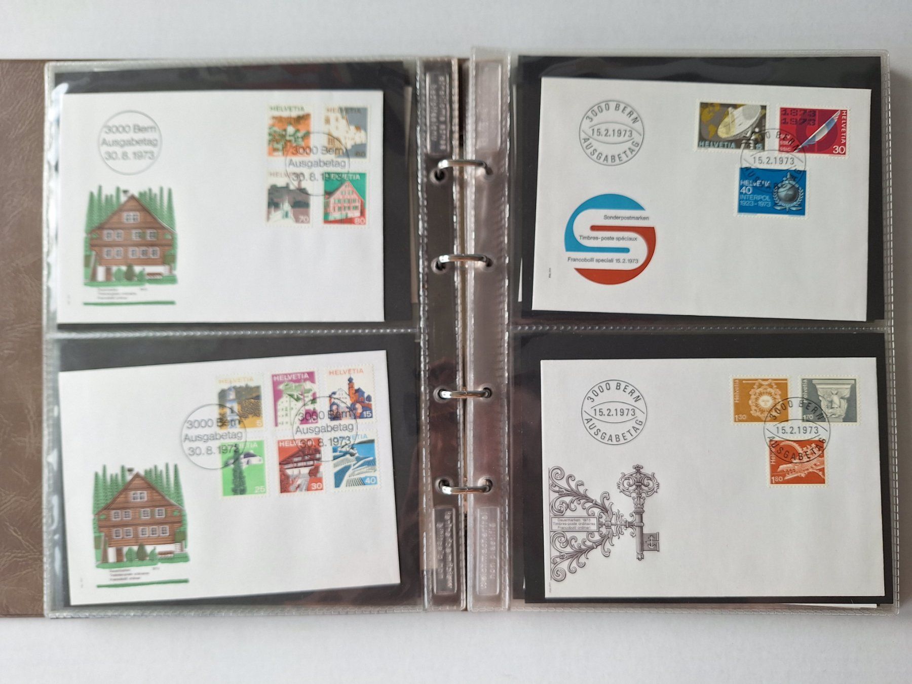 Tutti i francobolli: 56 FDC in Album 1966-79 – Usato da Zürich venduto da t24_de 3