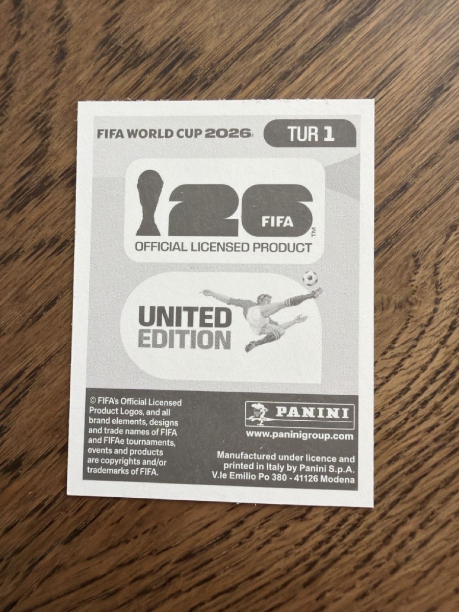 Panini Sammelbilder & Trading cards: WM 2026 Panini TÜRKEI 1  – Neu (gemäss Beschreibung) aus Goldach von natcris 1