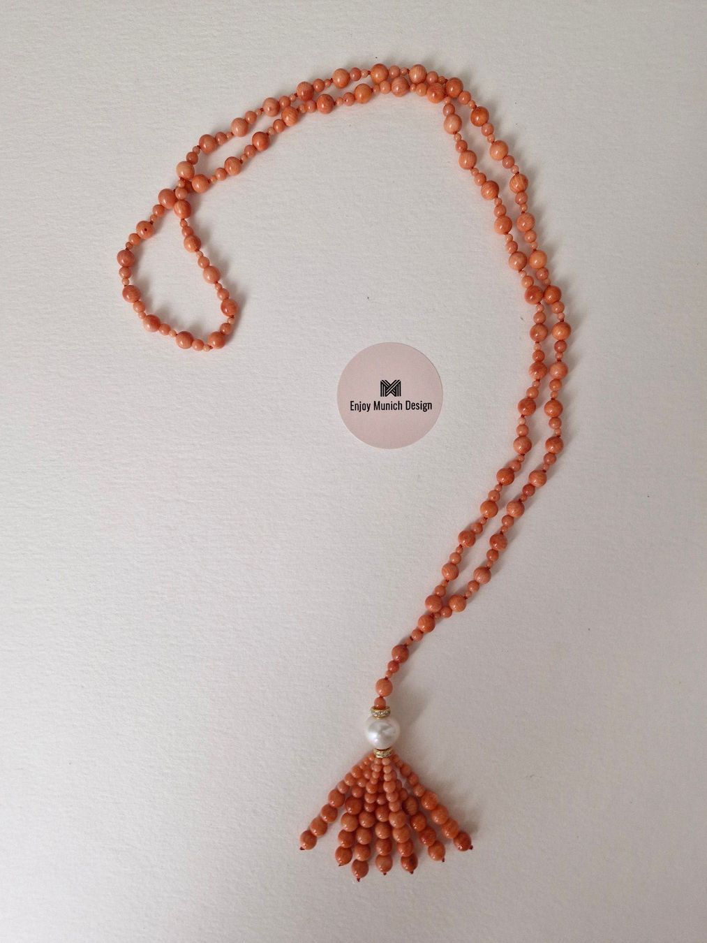 Catenine: Korallenkette mit schöner Quaste – Nuovo e nell'imballaggio originale da Muenchen venduto da enjoymunichdesign 9