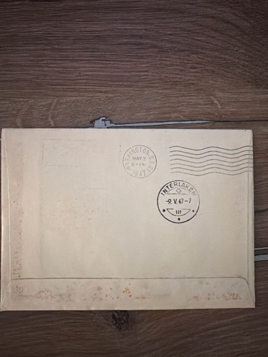 Tutti i francobolli: Briefumschlag mit Schweizer Stempeln und Briefmarken 1947 – Usato da Allschwil venduto da mel_8fhf 3