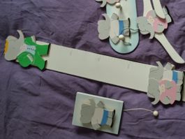 Baby Spieldose, Musikdose, Messband mit Kleiderbügel