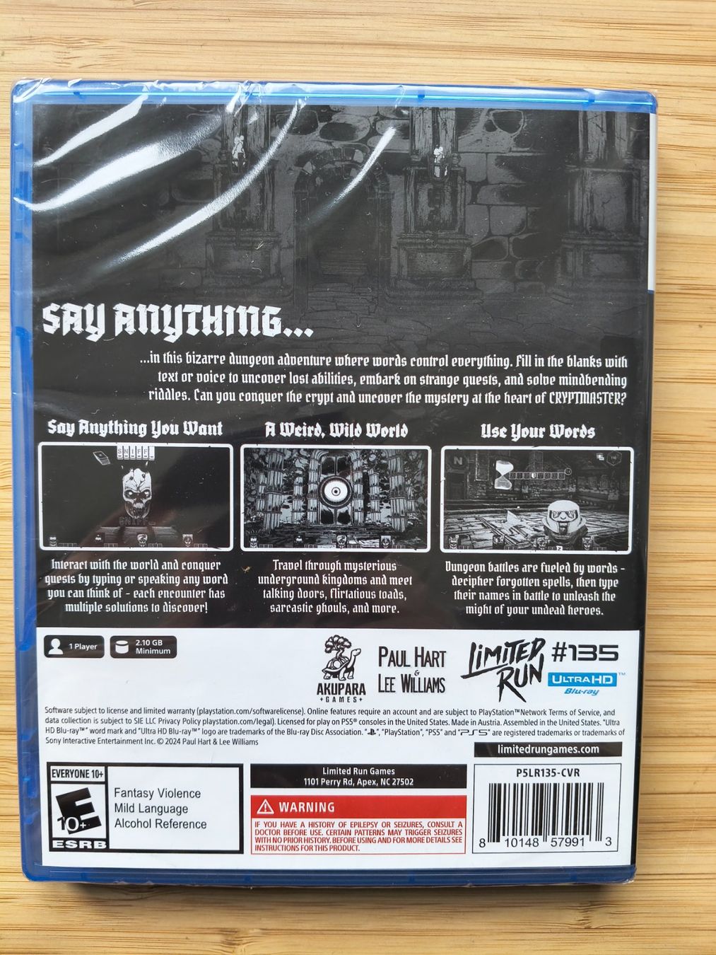 Giochi: Cryptmaster Sealed (PS 5) – Nuovo e nell'imballaggio originale da Riedholz venduto da ste_96cd 1