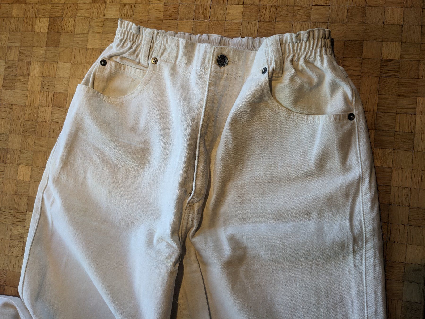 Jeans: Jeans weiss, Gr. 42 – Usato da Lamboing venduto da Sunbeam3 1