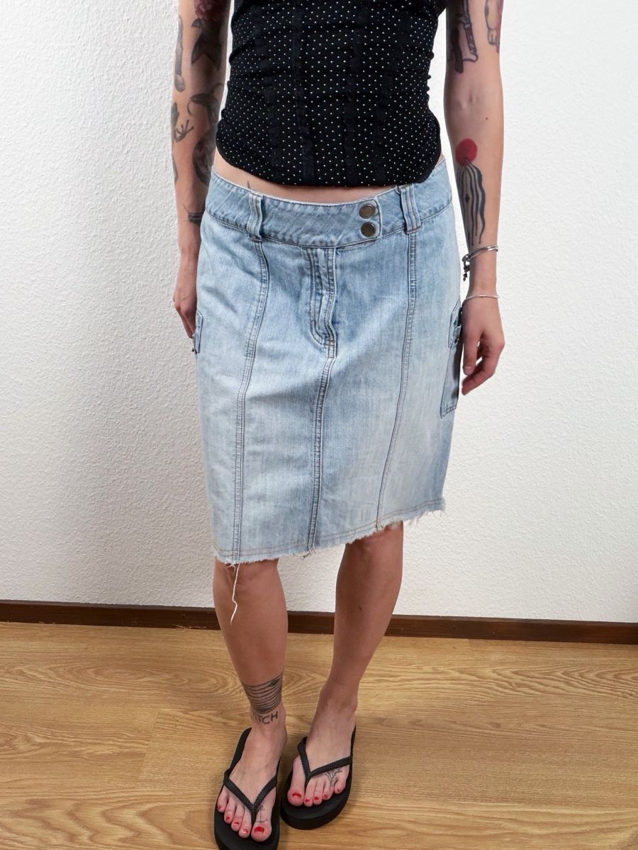 Jupes: Denim skirt light blue – D'occasion à Knonau par Grapesvintage 1