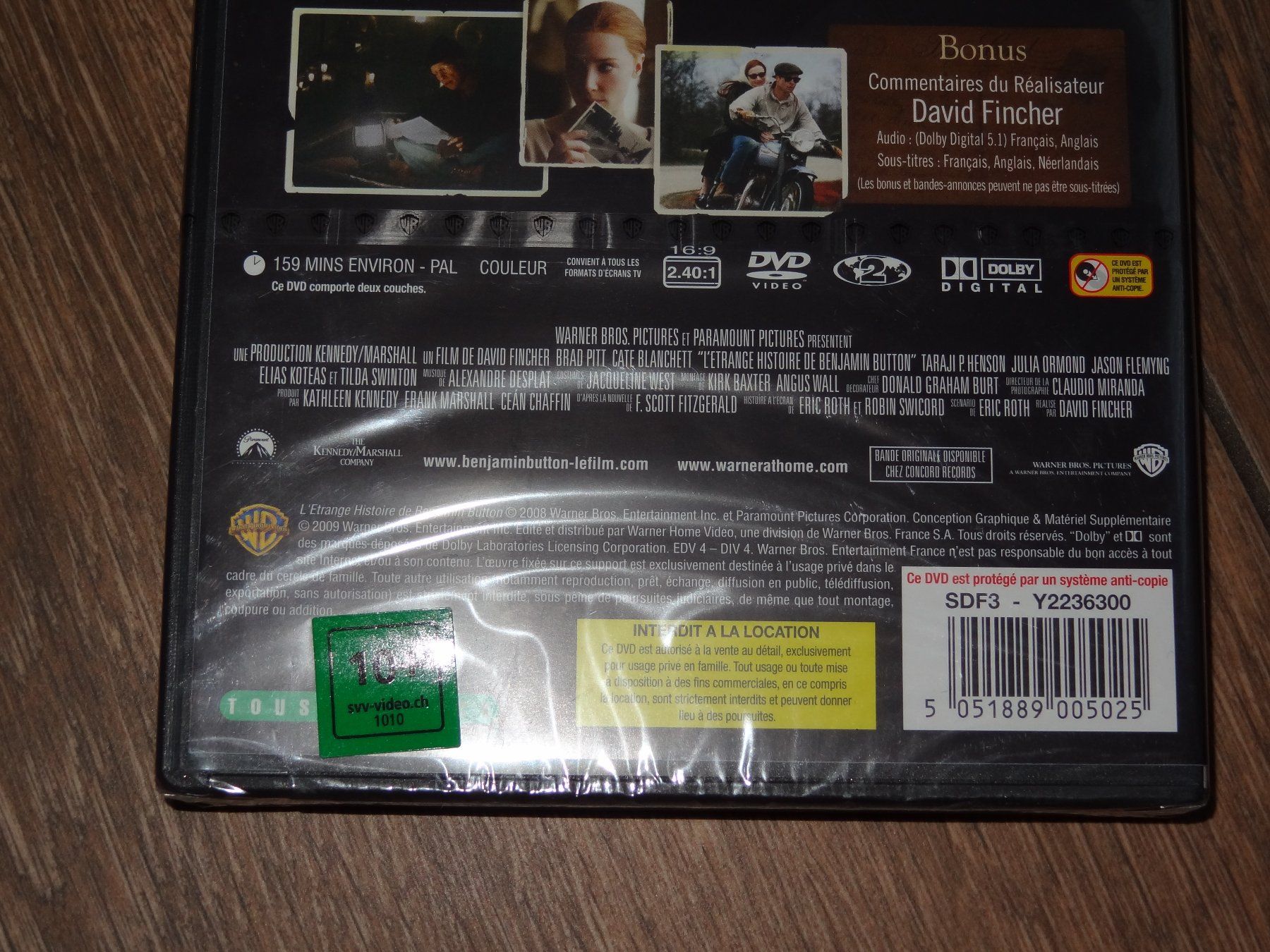Tous les DVDs: DVD: L'Étrange Histoire de Benjamin Button - NEUF! – Neuf avec emballage d'origine à Satigny par salvatore73 5