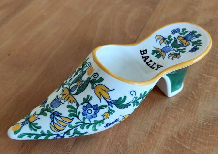 Bally Werbe-Schuh, 60er-Jahre, Ziegler-Keramik