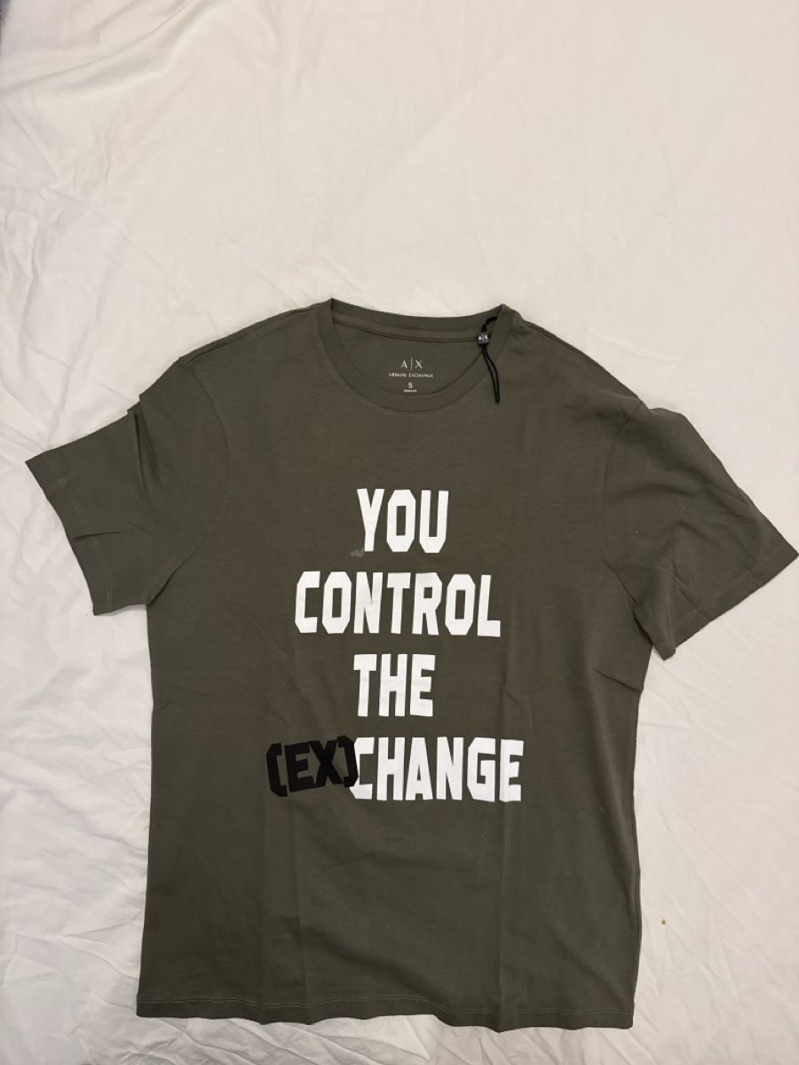 Armani T-shirt: T-shirt Armani Exchange kaki,  - Taille S – Nuovo (secondo la descrizione) da Dübendorf venduto da nbsaiso
