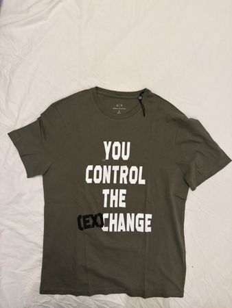 T-shirt Armani Exchange kaki,  - Taille S