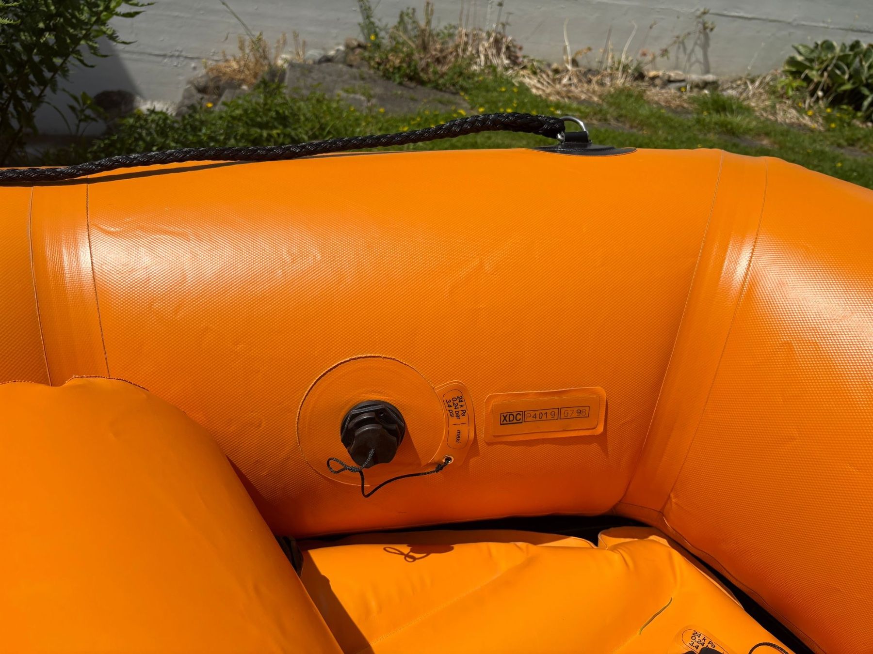 Boote: Riverrafting Boot Sioux Adventurer mit 4 Paddel – Gebraucht aus Altnau von Scala10 2