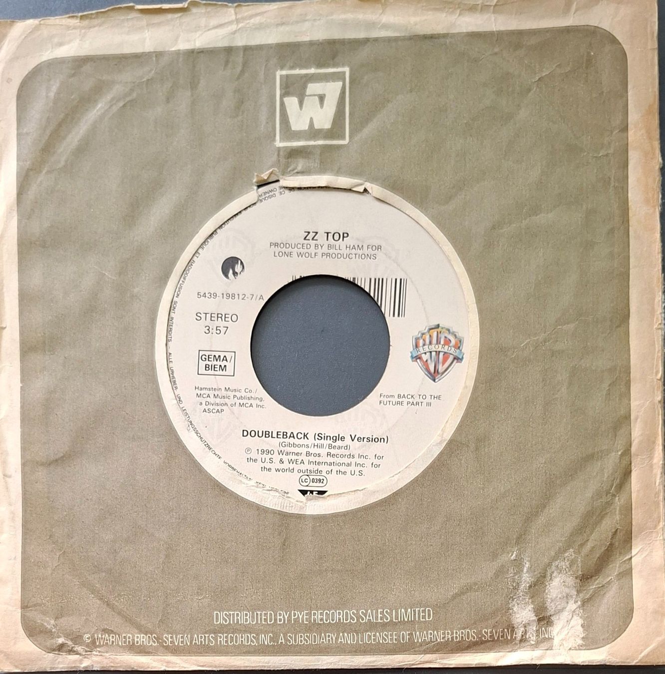 Schallplatten: Vinyl Single ZZ Top - Doubleback – Gebraucht aus Langenthal von Modo39