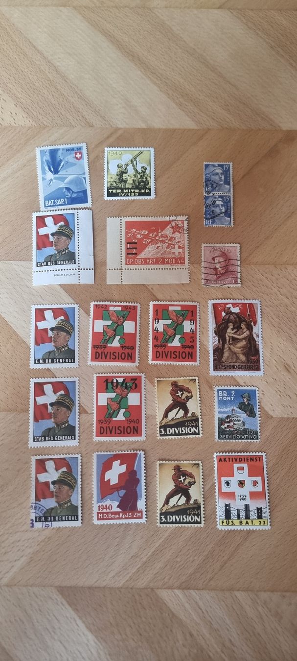 Alle Briefmarken: francobolli svizzeri militari e storici – Gebraucht aus Altdorf UR von Adeleiro 1