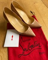 LOUBOUTIN Pigalle - nude patent - 100 mm - size 35.5