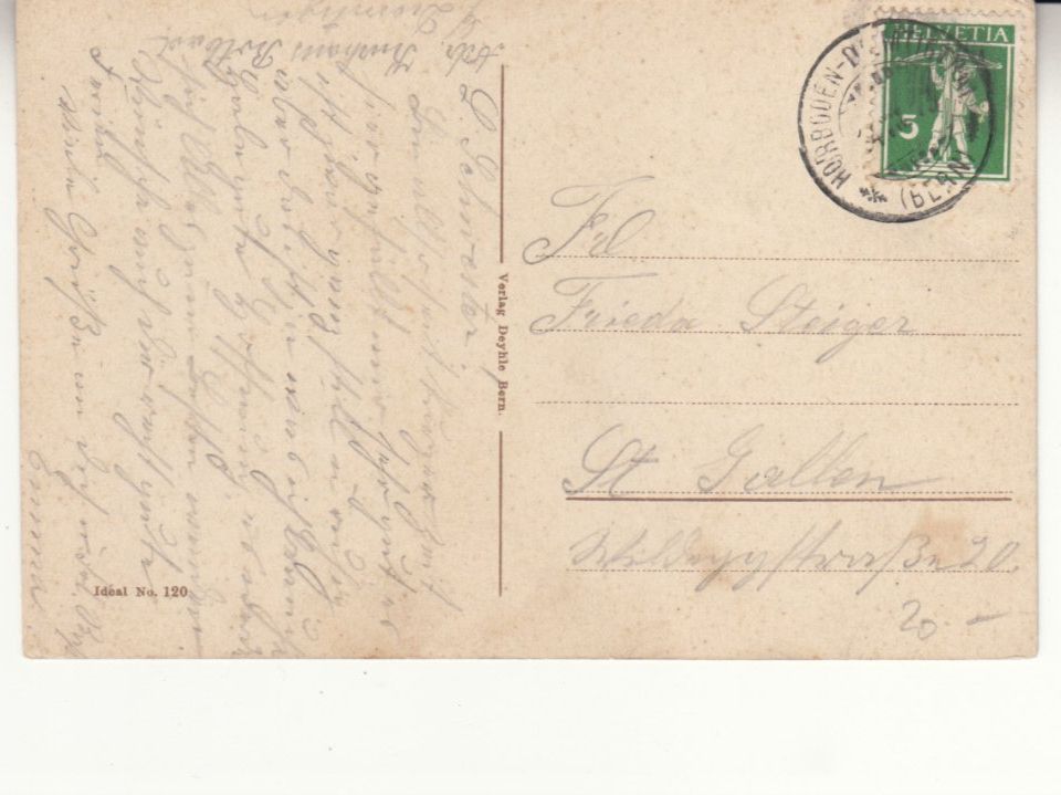 Ansichtskarten: Rotbad 1913 – Gebraucht aus Bürglen TG von StampGraf 1