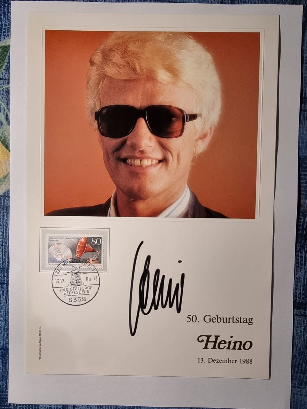 Autogramme: Heino Originalautogramm – Gebraucht aus Winterthur von