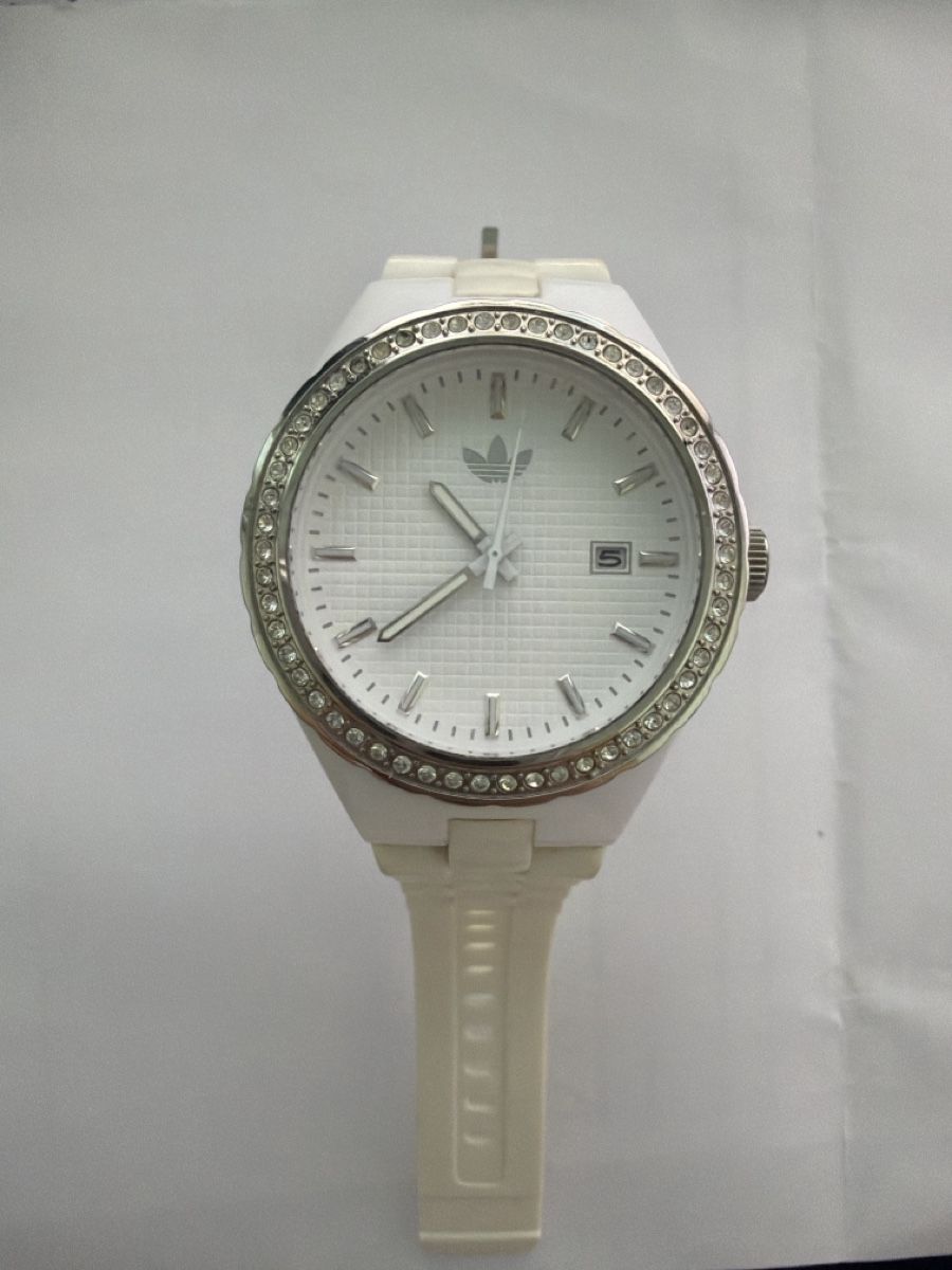 Adidas Orologi: Adidas Damenuhr, weiss, ADH2123 – Difettoso da Lenzburg venduto da Stryke1O1