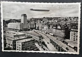 ANTIKE ANSICHTSKARTE ZEPPELIN ÜBER LAUSANNE 1942
