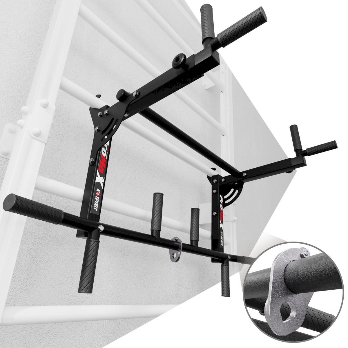 Hometrainer: Klimmzugstange + Dip Station 2in1 – Nuovo e nell'imballaggio originale da Bottighofen venduto da zaap 6