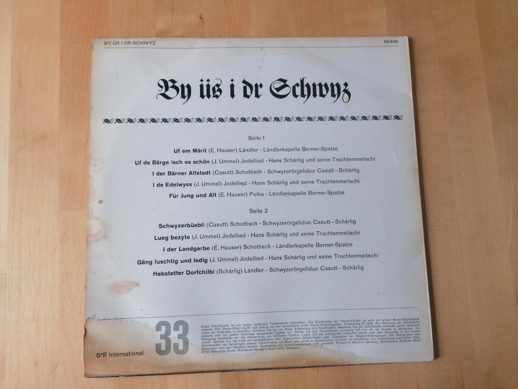 Schallplatten: Bi Üs I Dr Schwyz – Gebraucht aus Emmenbrücke von WintoWin 1