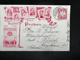 Postkarte Bayerische Landesausstellung 1906    (G221)