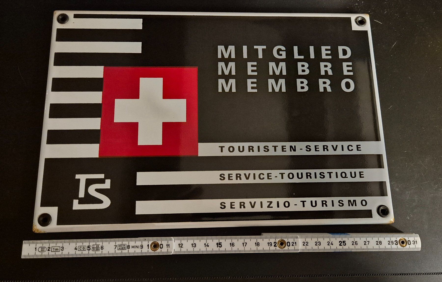 Schilder: Schild Blech Schweiz CH Tourismus Ferien – Gebraucht aus Hedingen von Zwackul