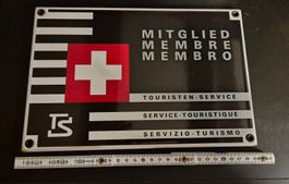 Schild Blech Schweiz CH Tourismus Ferien