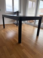 Esstisch ausziehbar schwarz Holzoptik (175/260x95x74)