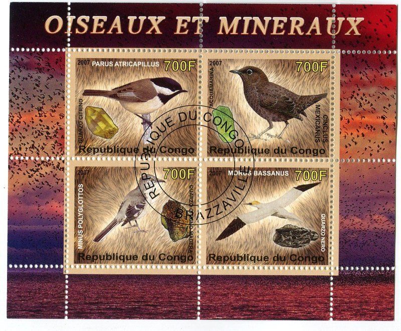 Alle Briefmarken: Block "Vögel". Kongo – Neu und originalverpackt aus Basel von Butsch5