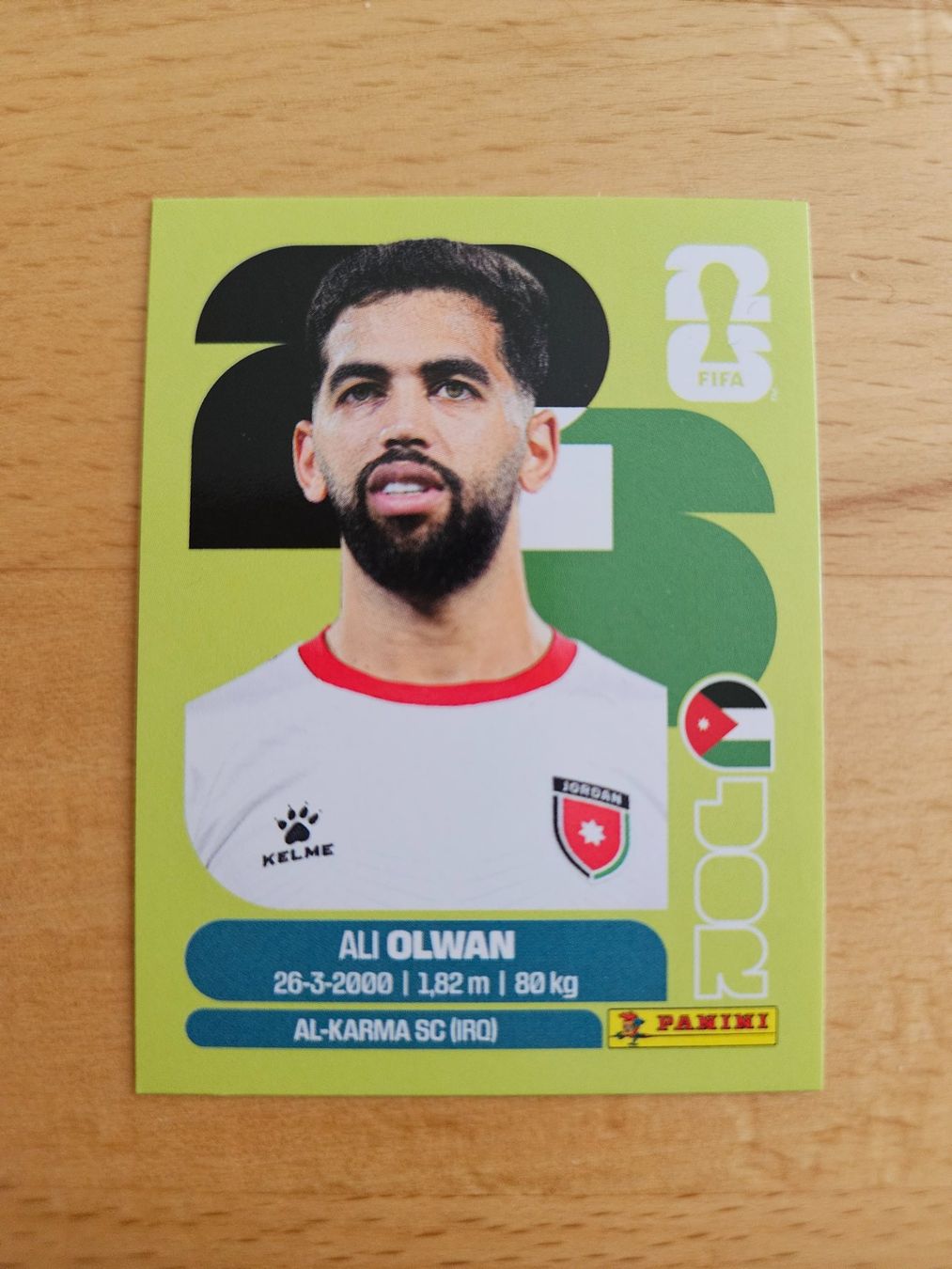 Panini Carte collezionabili: Panini WM 2026 JOR 18 – Nuovo (secondo la descrizione) da Winterthur venduto da melac