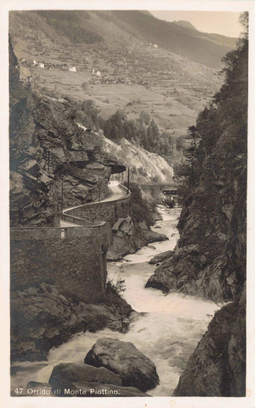 Cartoline postali: Orrido Monte Piottino Leventina – Usato da Biasca venduto da Blenio71