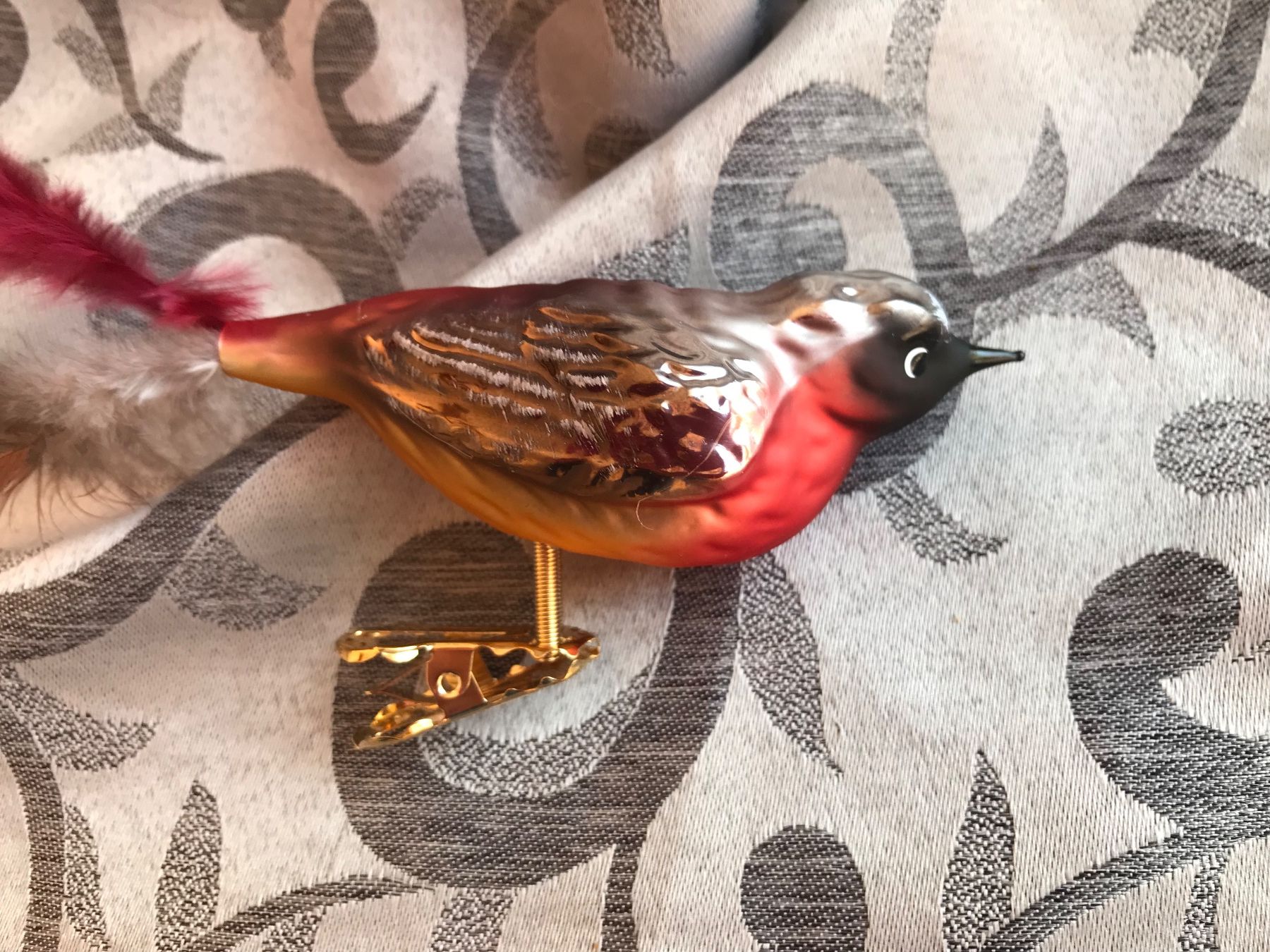 Tutte le decorazioni: Gartenrotschwanz Vogel Christbaumschmuck – Nuovo e nell'imballaggio originale da Alpnach Dorf venduto da marvo 3