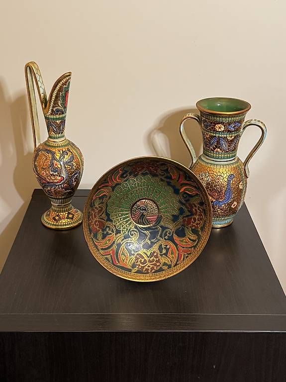 Vase & Récipients: Lot de vase mosaïque  – D'occasion à Bernex par siral05