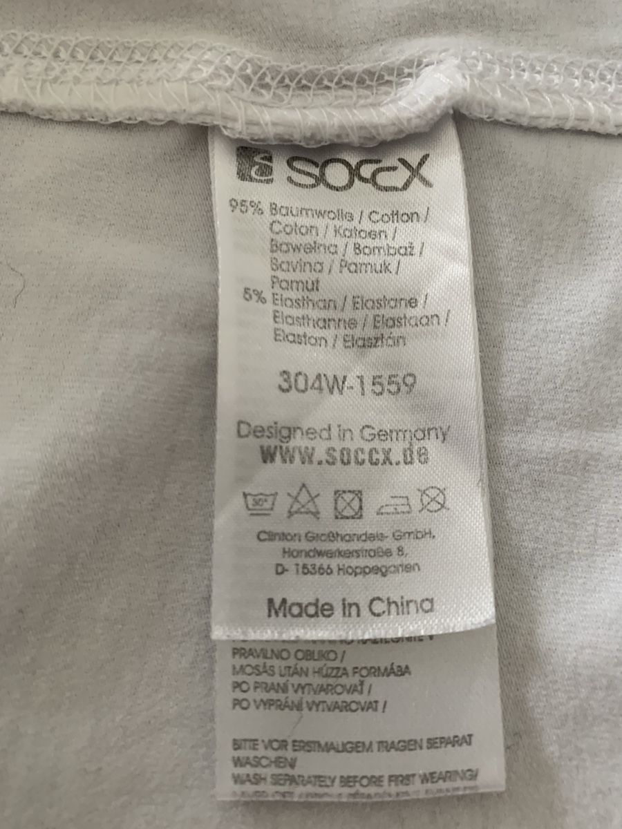 Polo-Shirts: 2 SOCX Poloshirts Gr. 38 weiss & dunkelblau – Gebraucht aus Neuendorf von LadystreetL 9