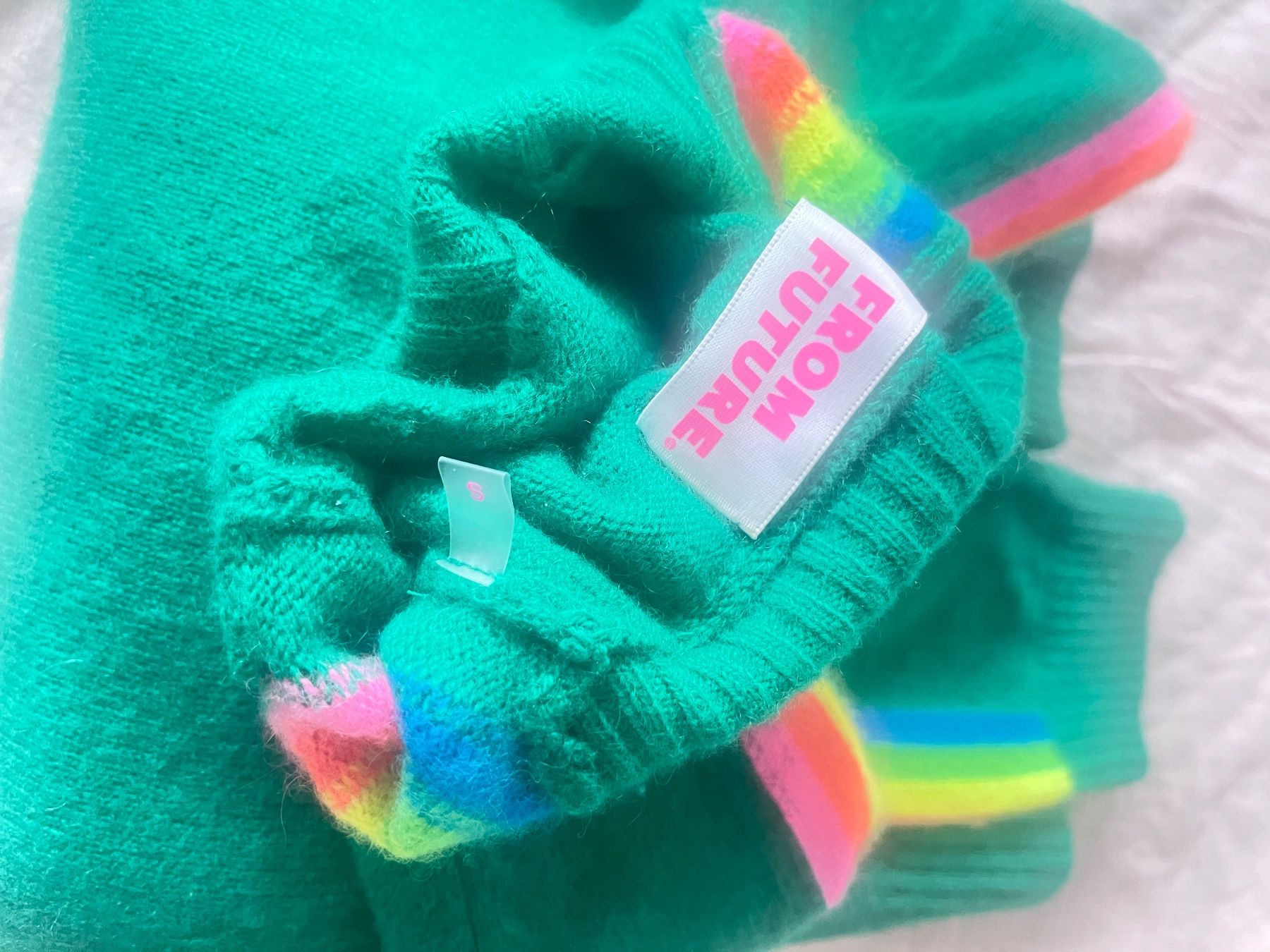 Maglioni & Felpe: Original FROM FUTURE Kaschmirpullover Grün Gr. S – Nuovo (secondo la descrizione) da Egg b. Zürich venduto da Lanikai 3
