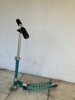 Klappbarer Micro Scooter türkis gebrauchter Zustand
