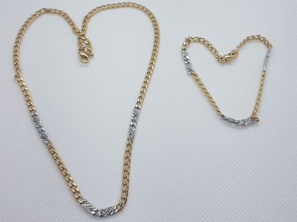 Ketten: Schmuckset im Panzer Look – Neu (gemäss Beschreibung) aus Unterägeri von Altgoldschmuck 5