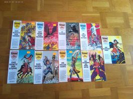 9 X Roland Ritter Ungestüm CARLSEN Comics (1 BIS 3 AUFLAGE)