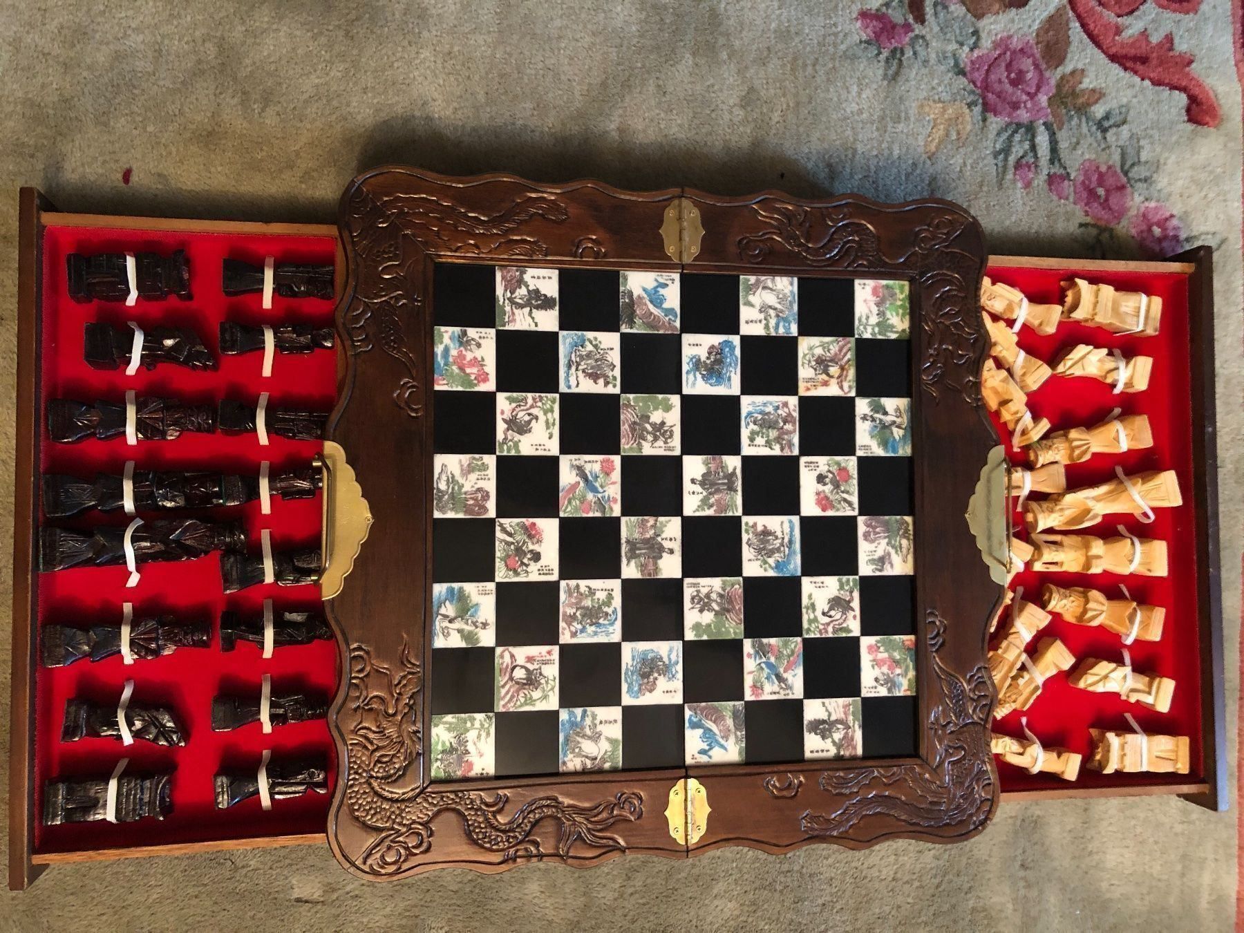 Giochi: Chinesisches32teiliges SchachbrettUnikat – Nuovo e nell'imballaggio originale da Wald ZH venduto da mlnt 6
