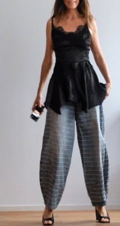 Stradivarius langes Top mit Spitzen - neuwertig -