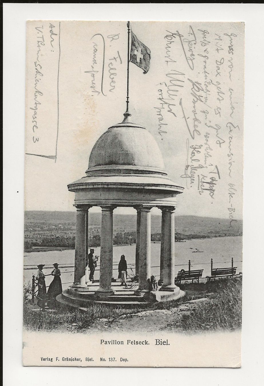 Cartes postales: AK 1905 Pavillon Felseck Biel – D'occasion à Greifensee par 315WDO