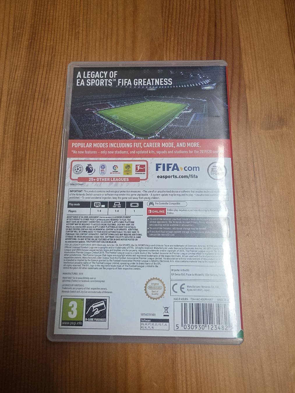 Jeux: Fifa 20 Nintendo Switch – D'occasion à Chavornay par Crash37 1