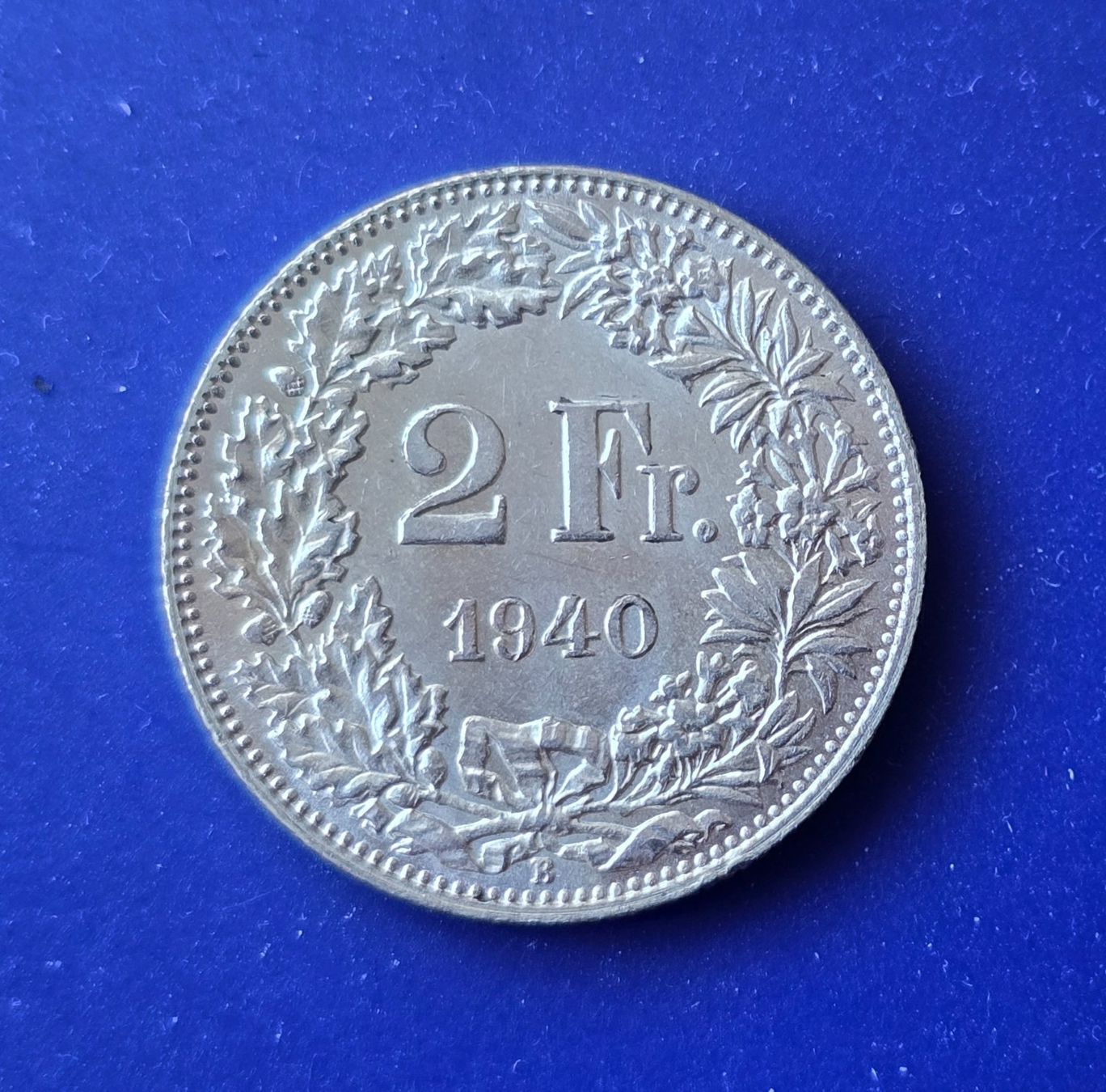 Alle Münzen: Silber Schweiz 2 Fr. 1940 Top Erhaltung – Gebraucht aus Winterthur von Cruiser3