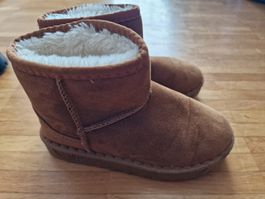 Winterstiefel gefüttert braun Grösse 31 guter Zustand