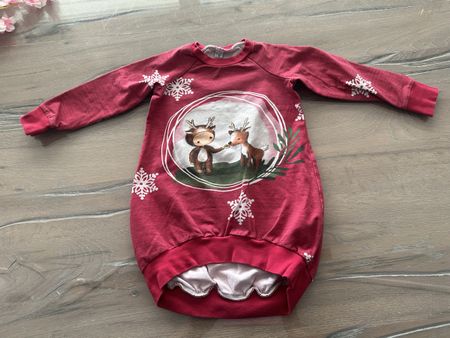 Selfmade Pulli mit Rentier Motiv Grösse 86/92🦌