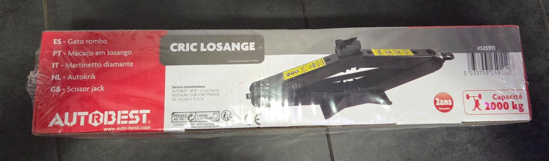 Alle Werkzeuge: Cric auto losange 2 tonnes – Gebraucht aus Erlach von roberto910 2