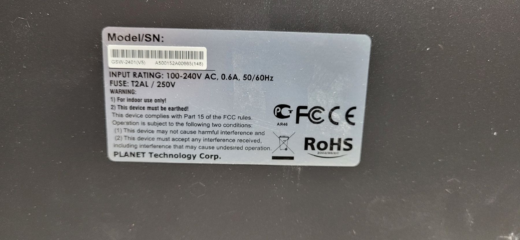 Hubs & Switches: PLANET 24 Port Gigabit Ethernet Switch – D'occasion à Rüti ZH par Isa8630 2