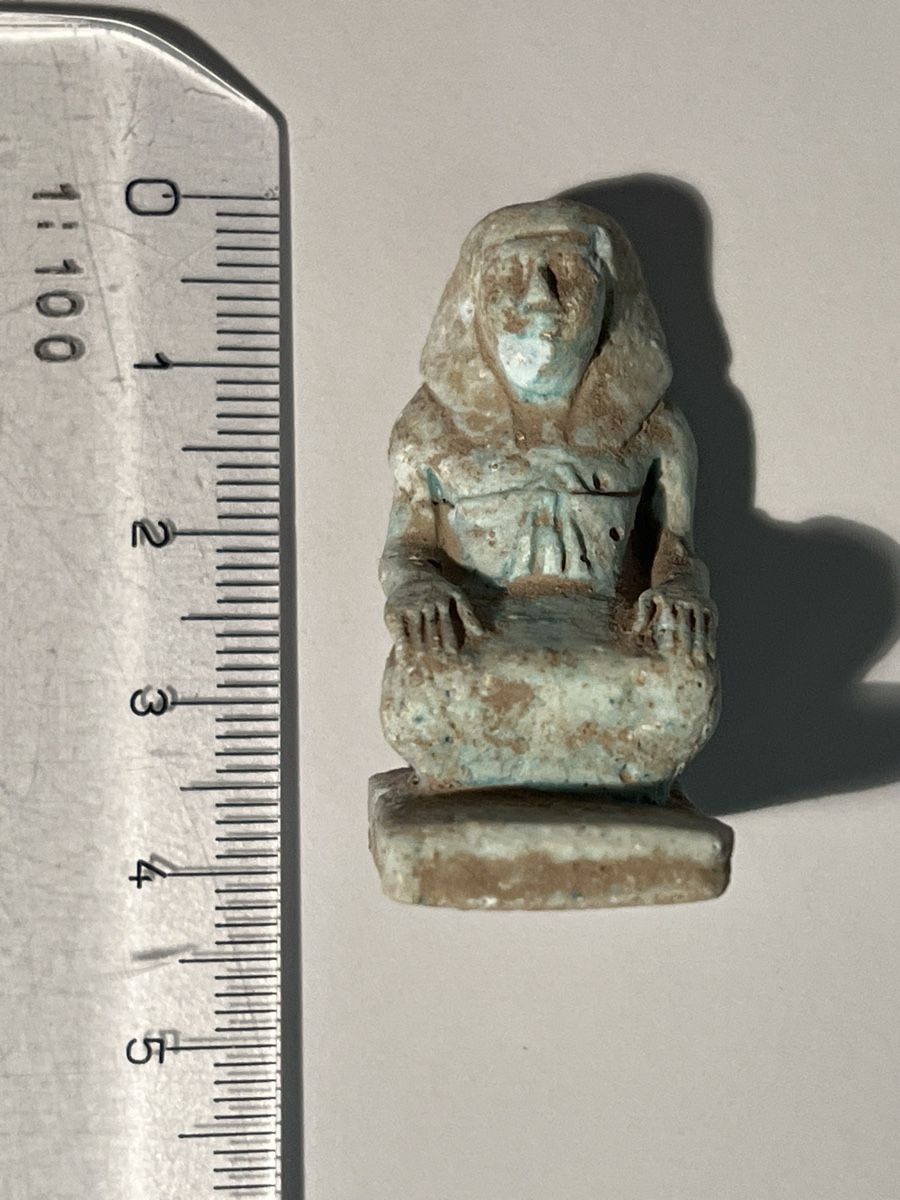 Sculture & Statue: Ägyptische Faience-Statue, Periode 26. - 30. Dynastie – Usato da Küssnacht a. Rigi venduto da Unique-Valuable 5